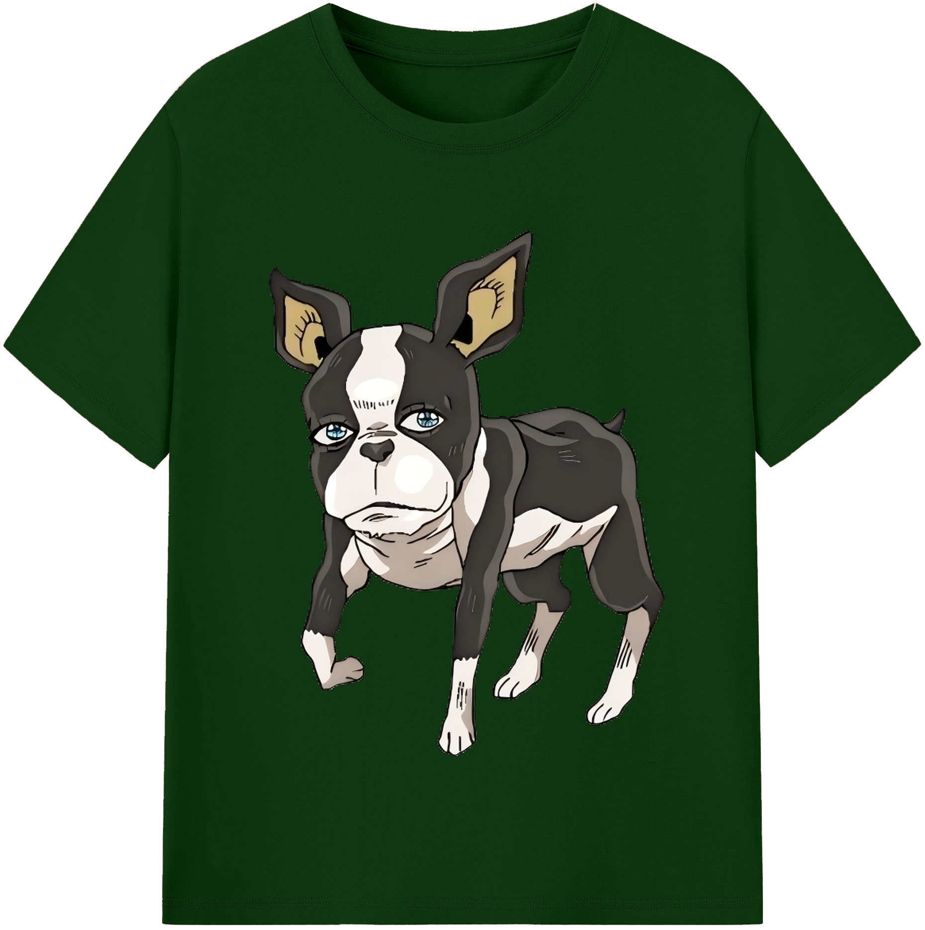 （画像用） ジョジョの奇妙な冒険 イギー JoJo's Bizarre Adventure Iggy 綿100％半袖Tシャツ（フロントプリント）